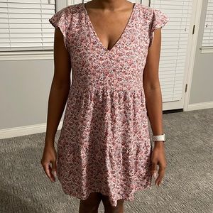 Abercrombie & Fitch floral babydoll dress petite